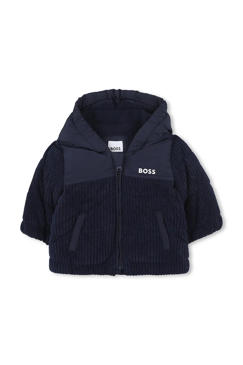 BOSS geacă bebe culoarea bleumarin, J52519
