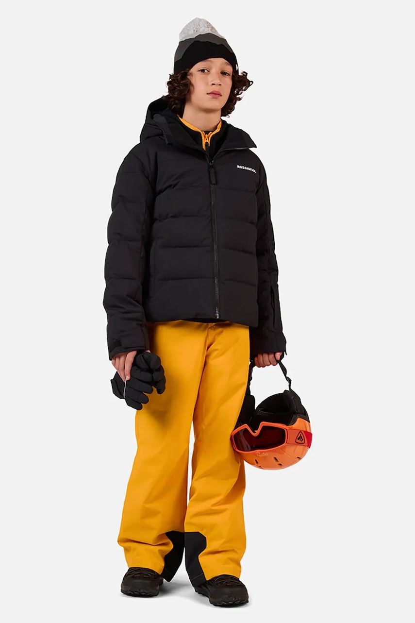 Дитяча гірськолижна куртка Rossignol SIZ QUILTED колір чорний RLOYJ02 Дитяча гірськолижна куртка Rossignol SIZ QUILTED колір чорний RLOYJ02