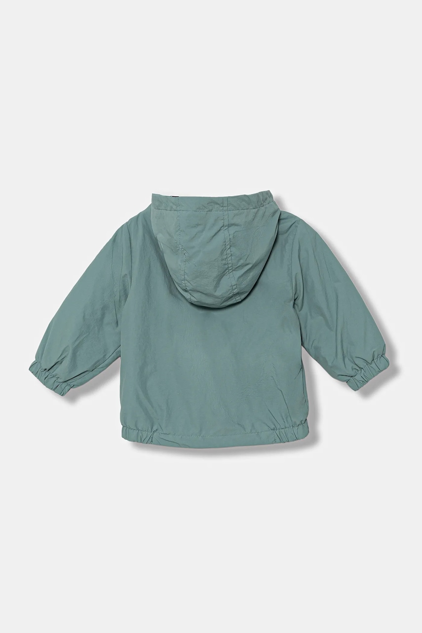 Детская куртка United Colors of Benetton цвет бирюзовый 2IGGGN03X Детская куртка United Colors of Benetton цвет бирюзовый 2IGGGN03X