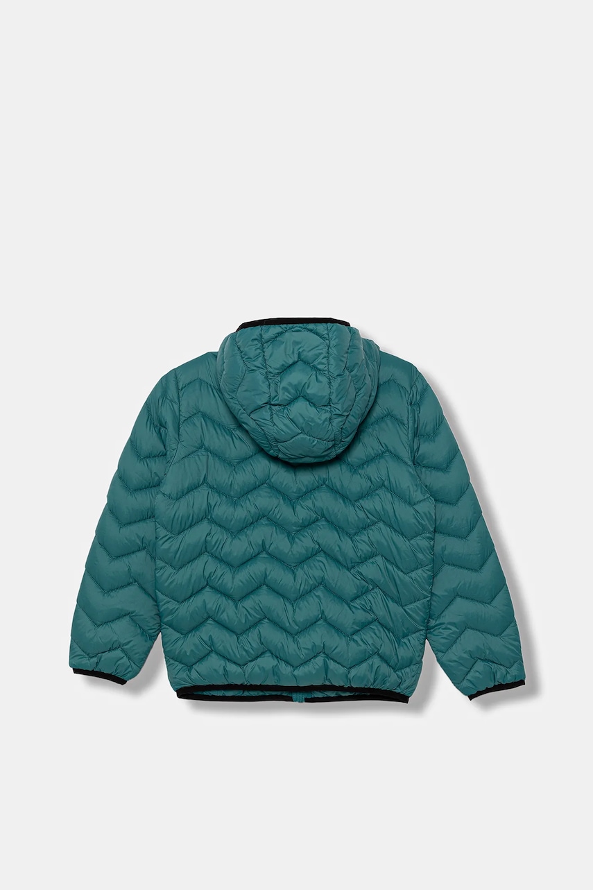 Детская куртка United Colors of Benetton цвет бирюзовый 2TWDCN04V Детская куртка United Colors of Benetton цвет бирюзовый 2TWDCN04V