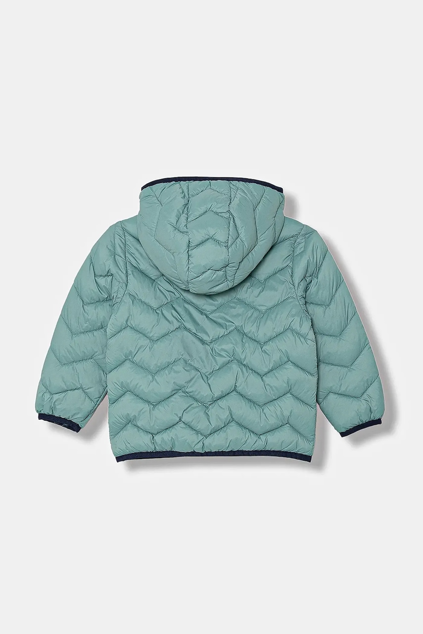 Детская куртка United Colors of Benetton цвет бирюзовый 2TWDGN02V Детская куртка United Colors of Benetton цвет бирюзовый 2TWDGN02V