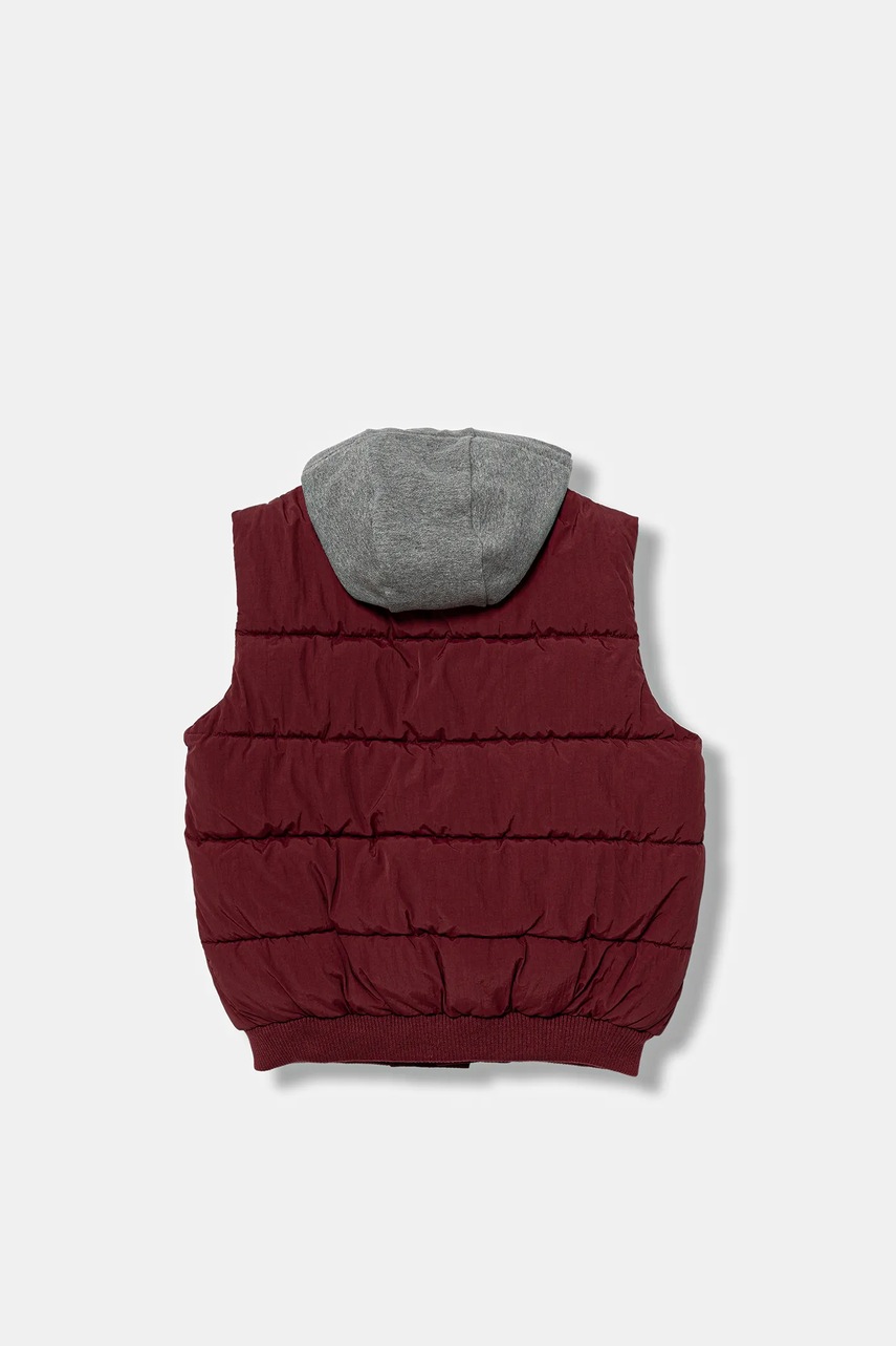 Детская безрукавка United Colors of Benetton цвет бордовый 2IGGCJ012