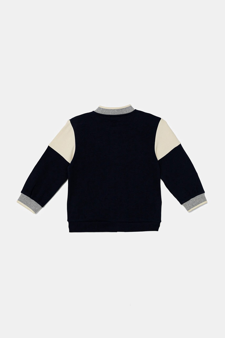 Детская кофта United Colors of Benetton цвет синий однотонная 32N4G503Z