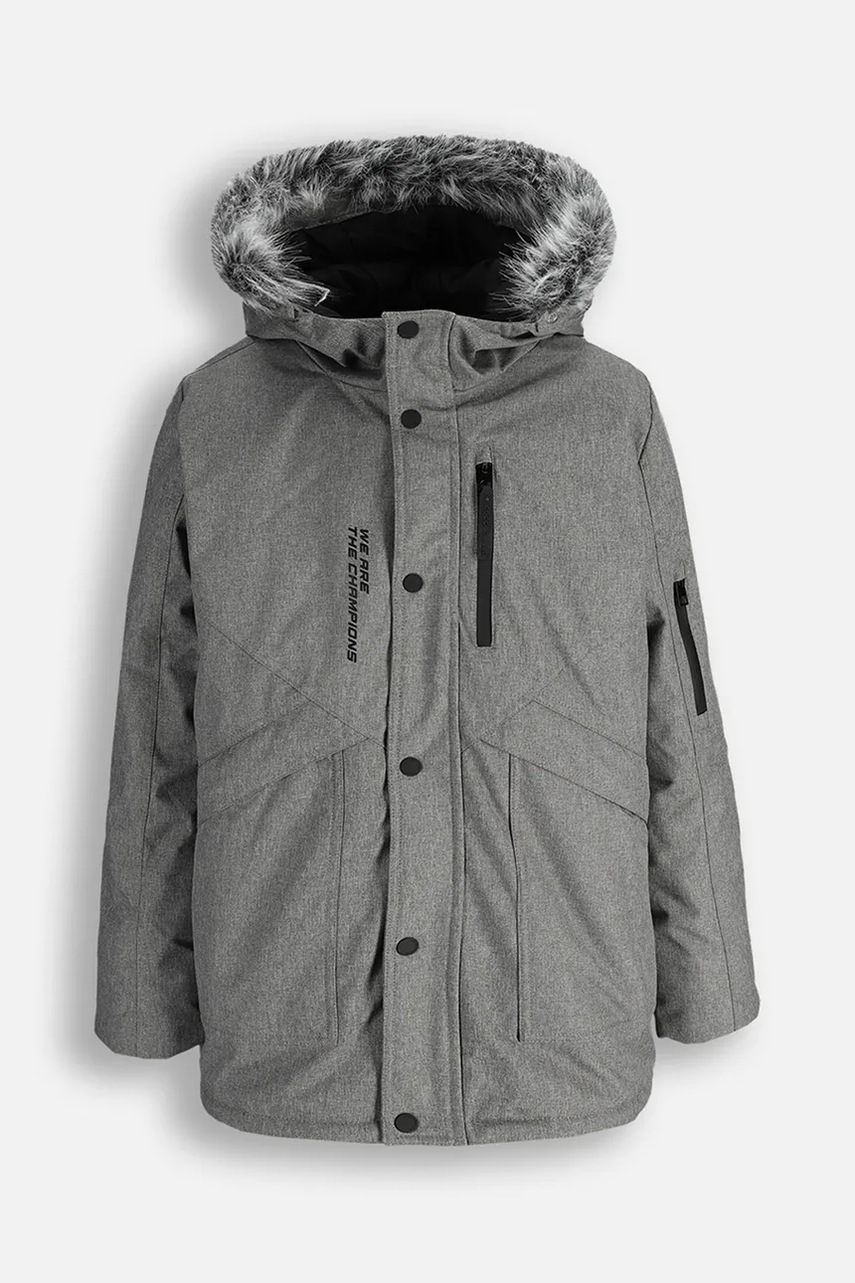 Детская зимняя куртка Coccodrillo цвет серый OUTERWEAR BOY JUNIOR