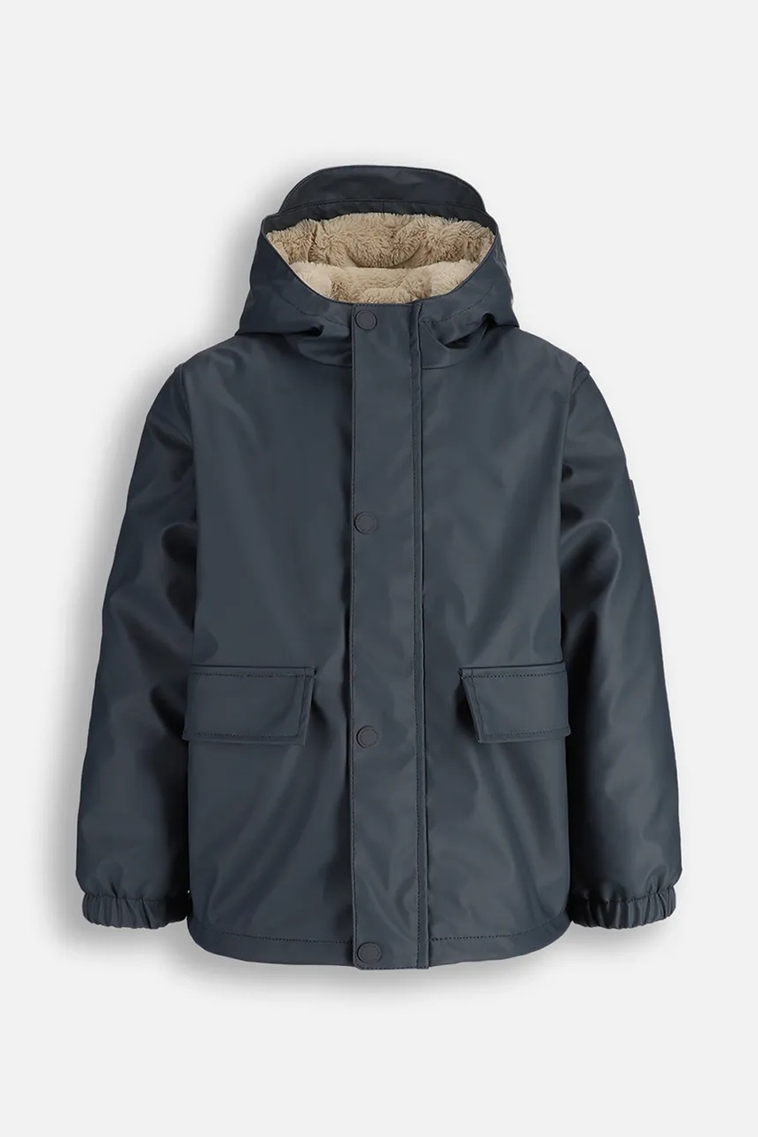 Coccodrillo geacă de ploaie copii culoarea bleumarin, OUTERWEAR BOY KIDS
