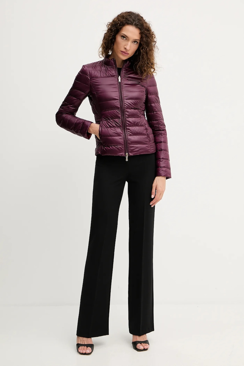 Куртка Patrizia Pepe цвет бордовый демисезонная 8O0178 A631 Куртка Patrizia Pepe цвет бордовый демисезонная 8O0178 A631