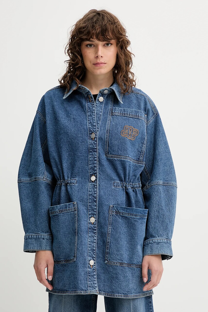 MUNTHE geacă din denim PRICKLY de tranzitie, oversize, 252150725204