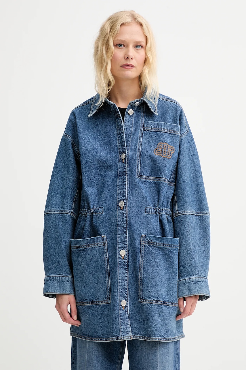 MUNTHE geacă din denim PRICKLY de tranzitie, oversize, 252150725204