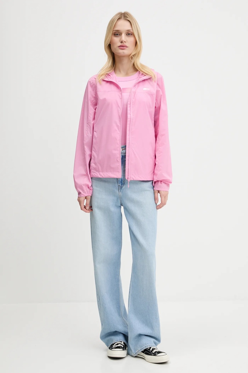 Куртка Tommy Jeans цвет розовый переходная DW0DW21188