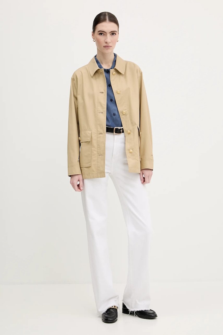 Куртка Tommy Hilfiger цвет зелёный переходная WW0WW45620 Куртка Tommy Hilfiger цвет зелёный переходная WW0WW45620