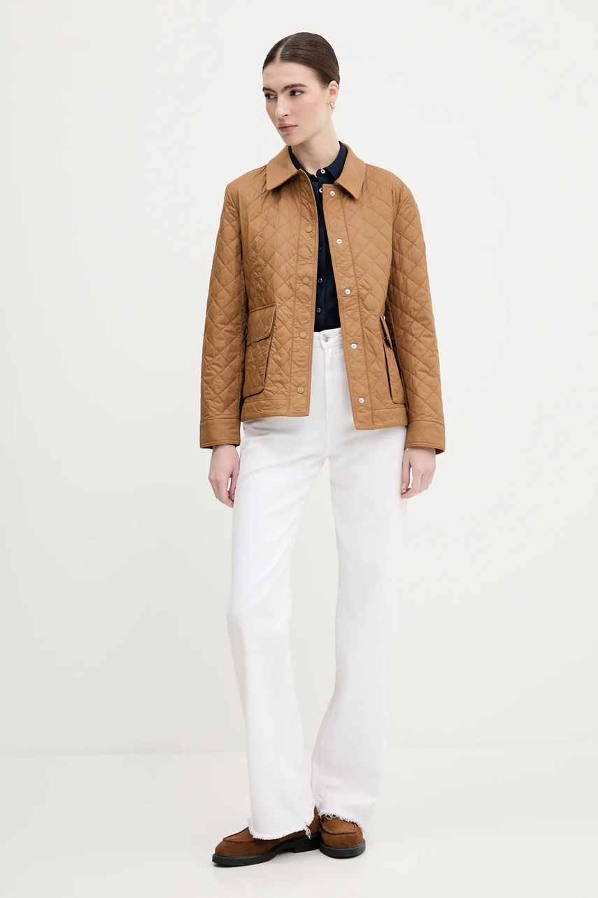 Куртка Tommy Hilfiger цвет коричневый переходная WW0WW45641