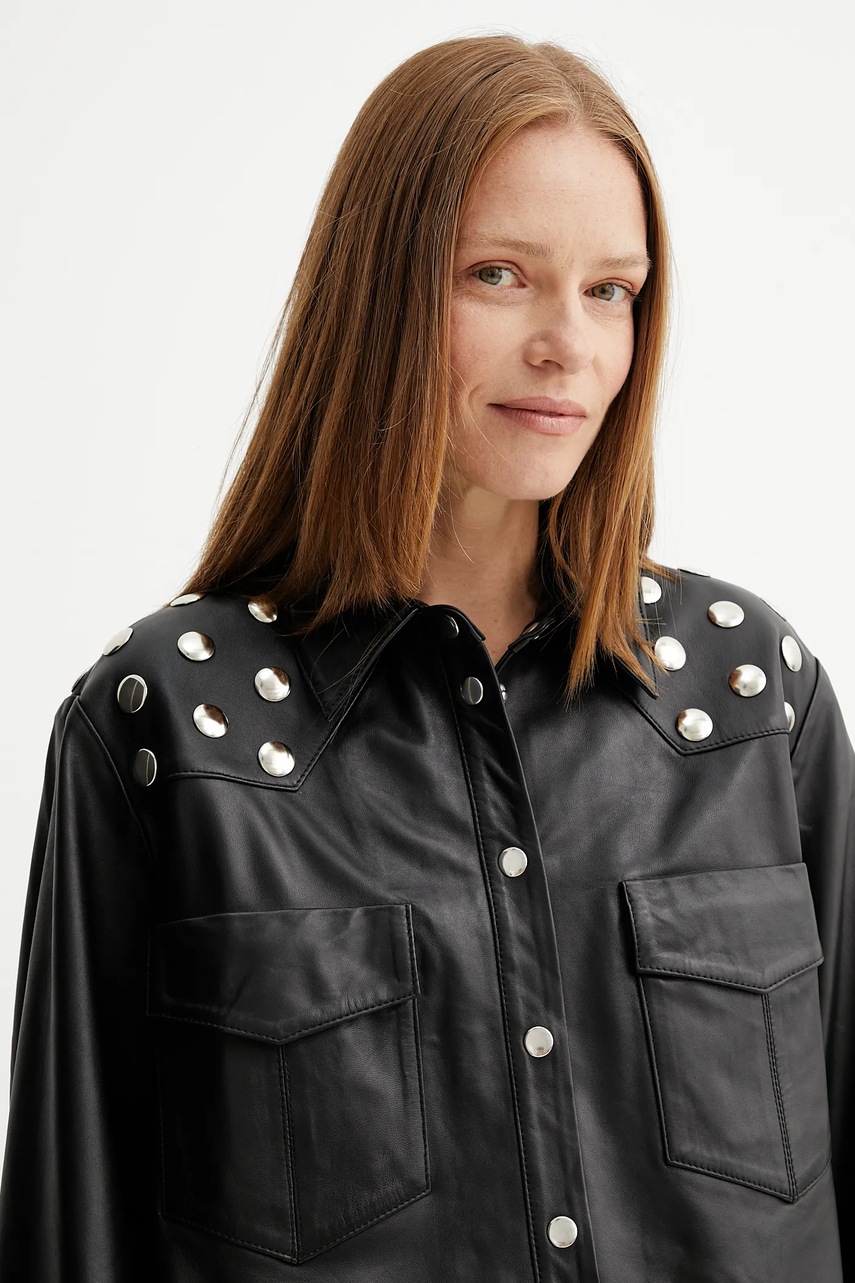 Δερμάτινο μπουφάν Gestuz φωτογραφία