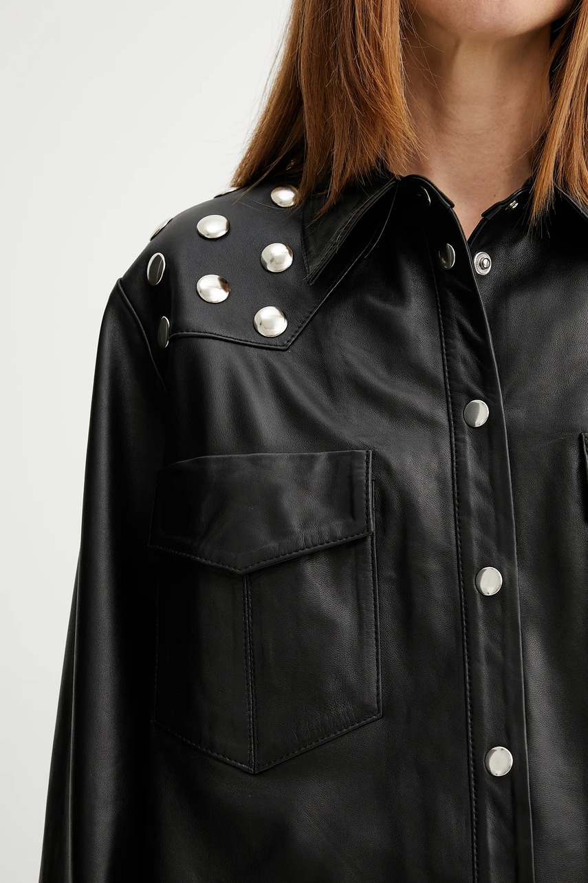 Δερμάτινο μπουφάν Gestuz φωτογραφία