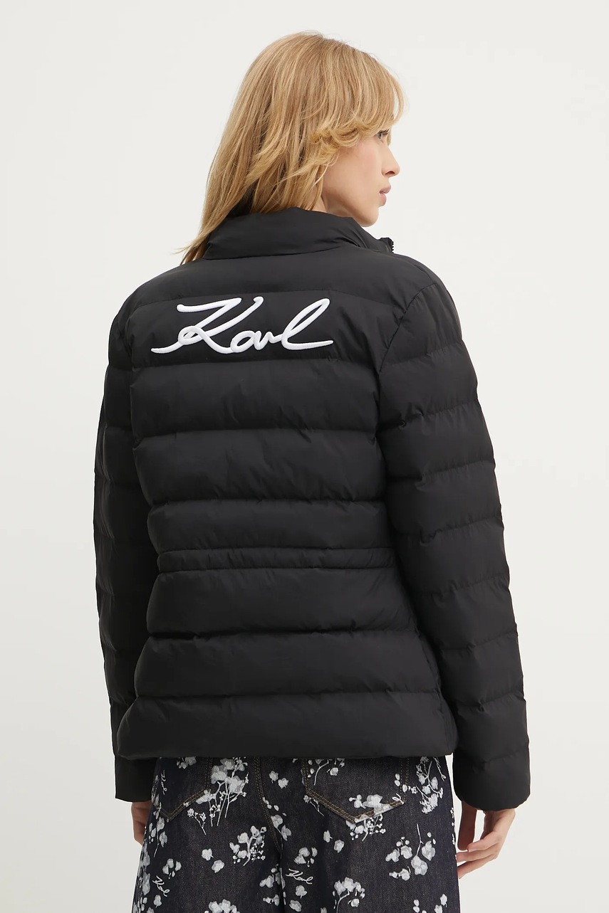 Karl Lagerfeld rövid kabát fekete, téli, A1W15049 termék 2. képe