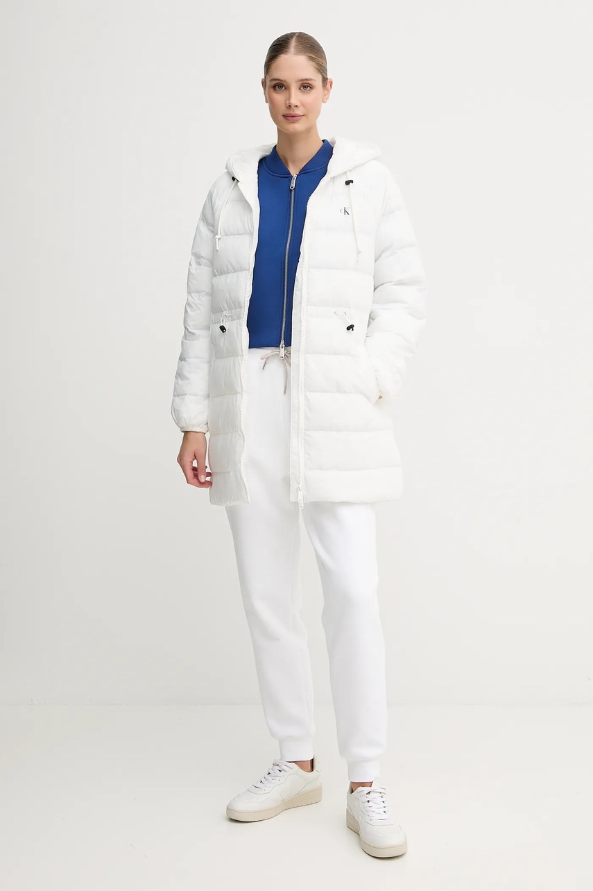 Куртка Calvin Klein Jeans цвет белый демисезонная LV047C523G