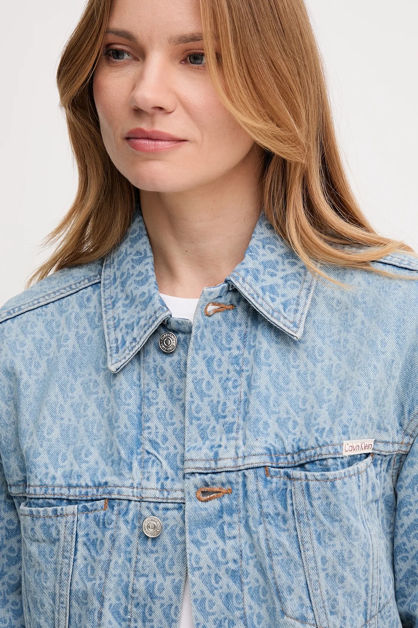 Τζιν μπουφάν Calvin Klein Jeans φωτογραφία