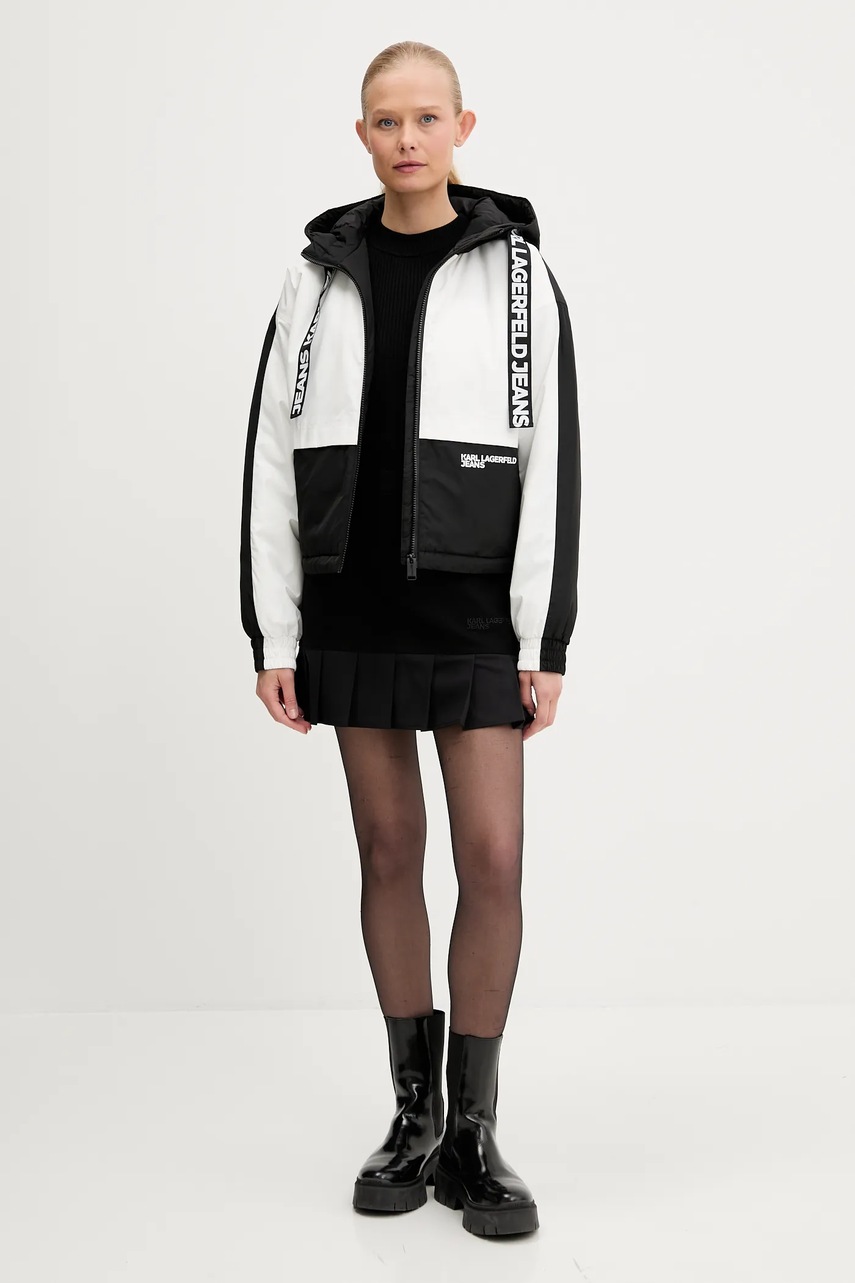 Куртка Karl Lagerfeld Jeans цвет чёрный демисезонная A3W15021