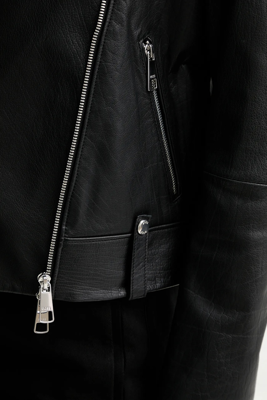BOSS Orange BOSS Orange Δερμάτινo jacket Bashinah - 5