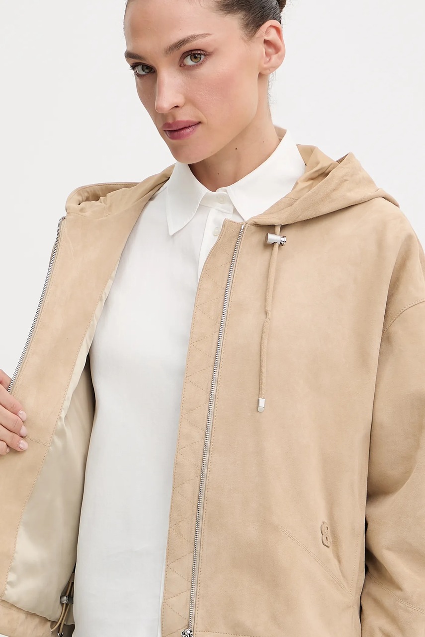 Semišová bunda BOSS Salasa (obrázek 7)