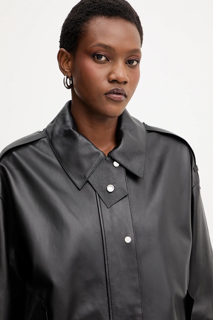 Kožená bunda BOSS Salaha (obrázek 5)