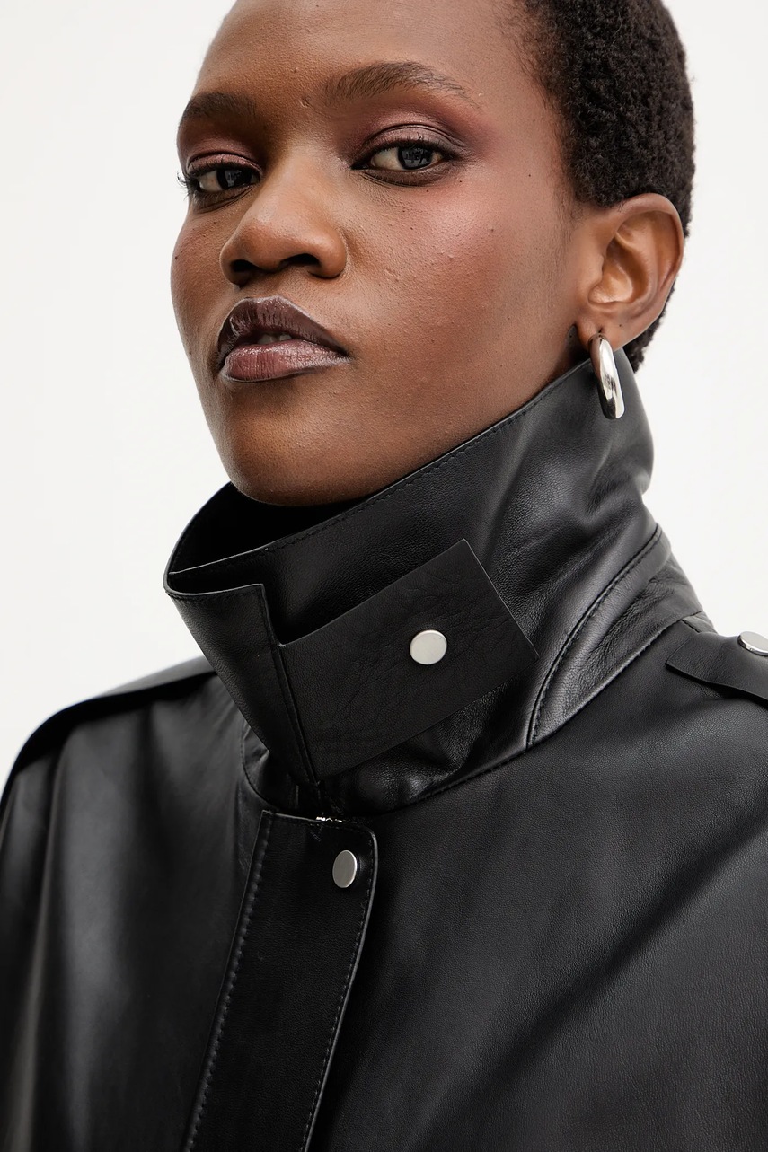 Kožená bunda BOSS Salaha (obrázek 6)