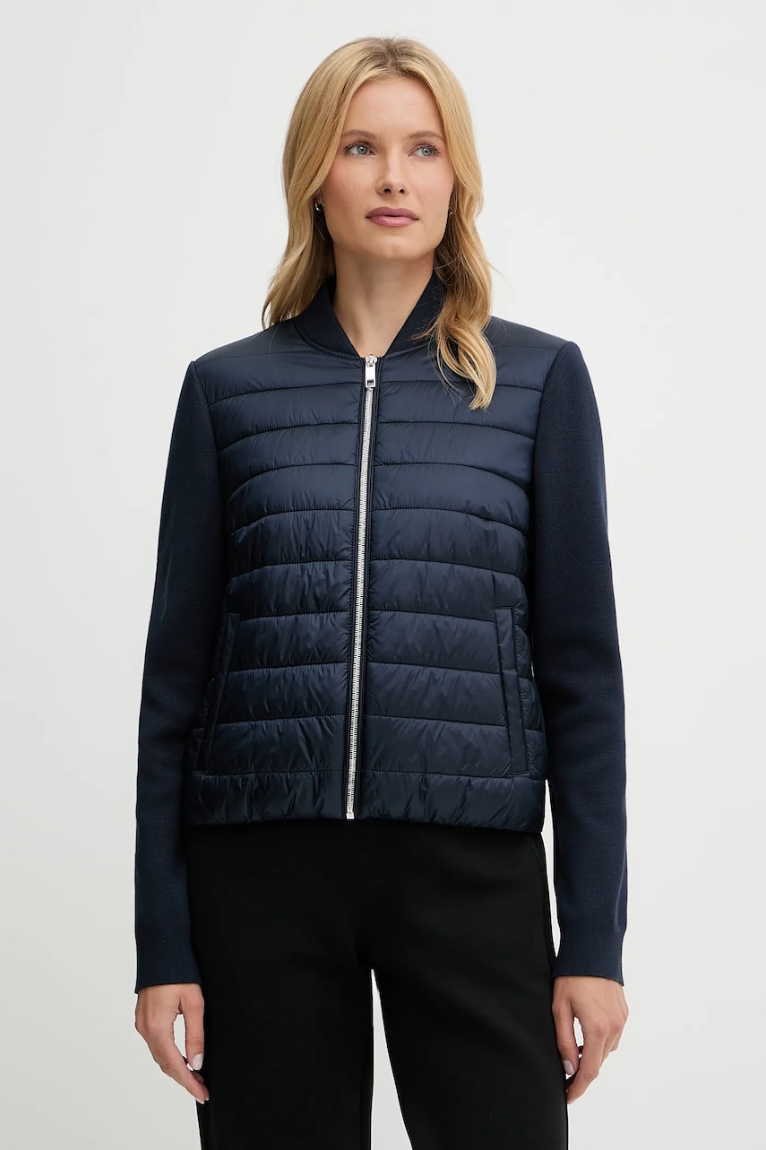 BOSS geacă culoarea bleumarin, de tranzitie, 50543236