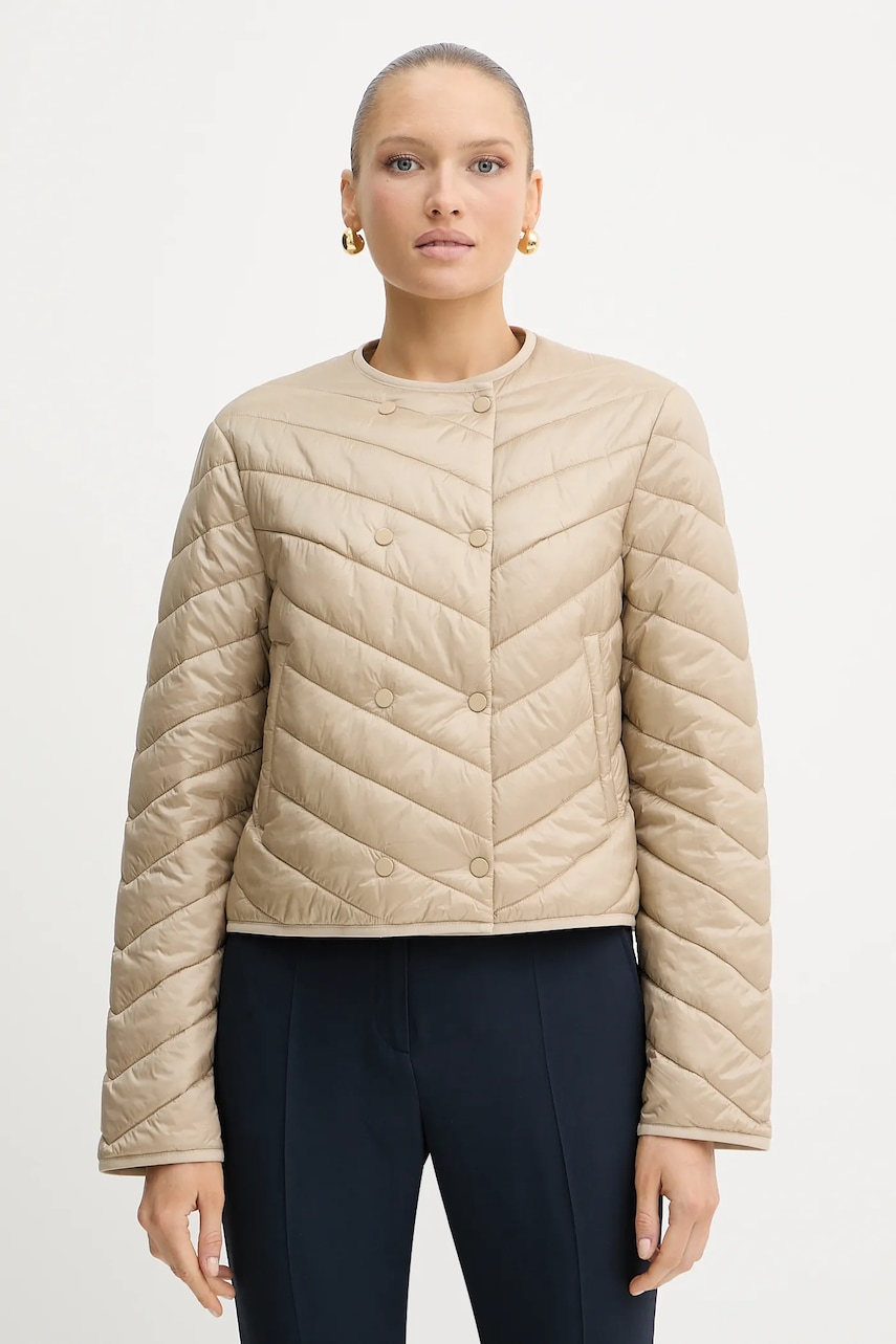 BOSS geacă culoarea bej, de tranzitie, 50543249