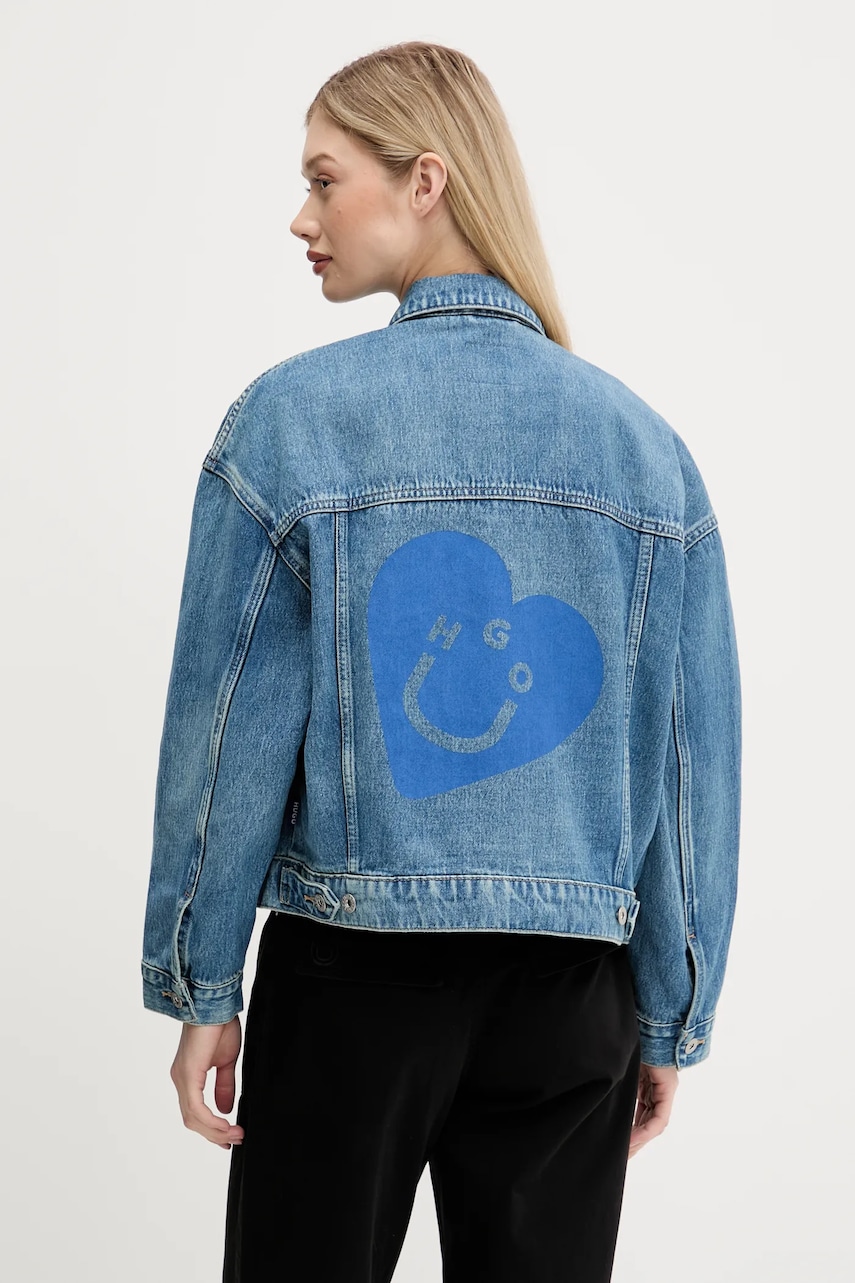 Džínová bunda Hugo Blue Lou_B