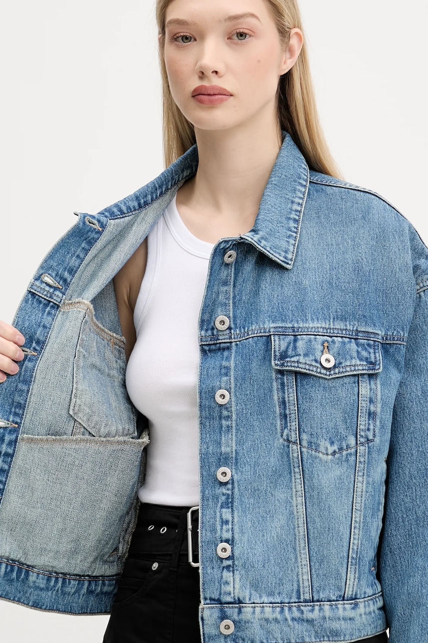 Džínová bunda Hugo Blue Lou_B