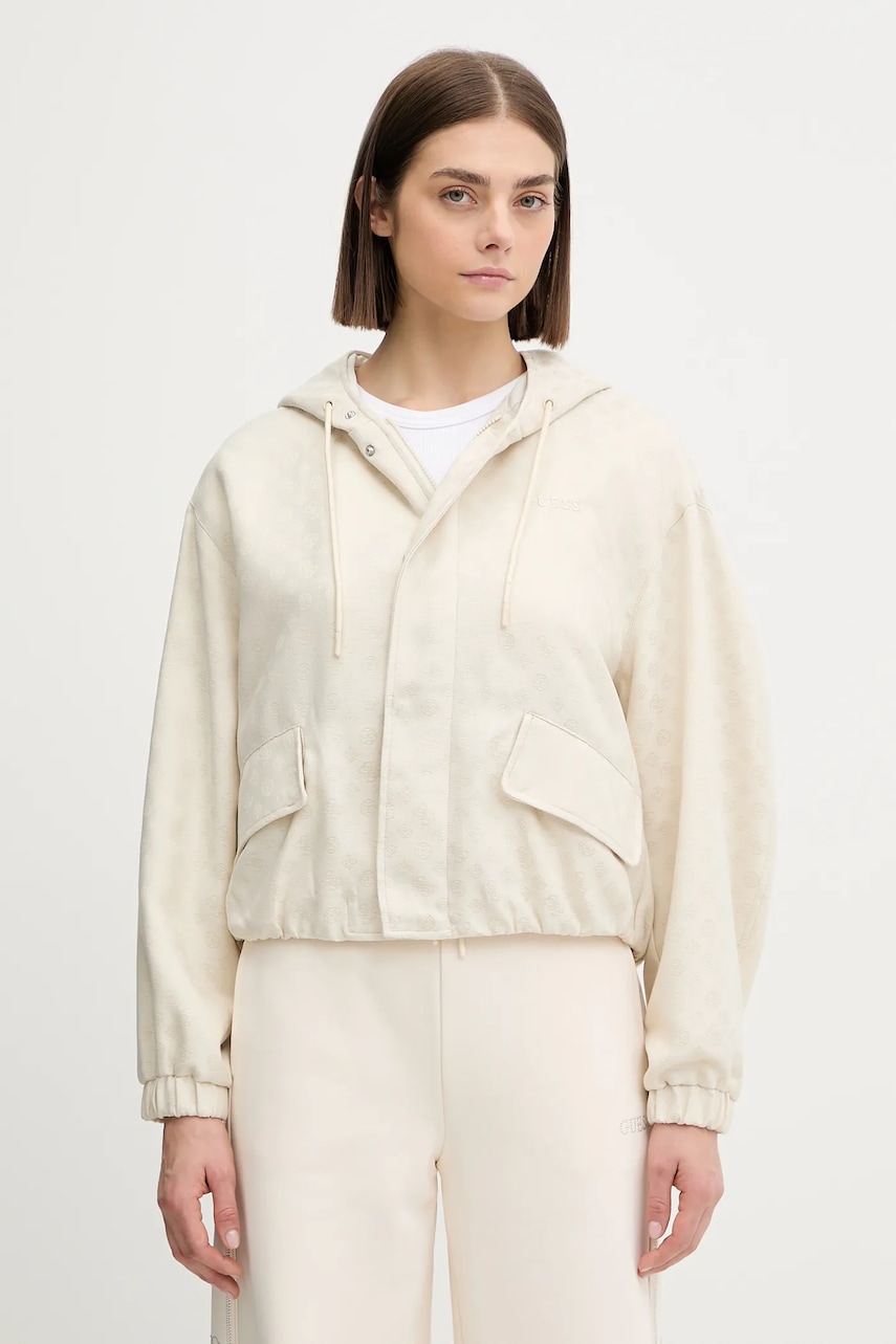 

Яке Guess PEONY в бежово преходен модел V5YL02 WH492, Бежов