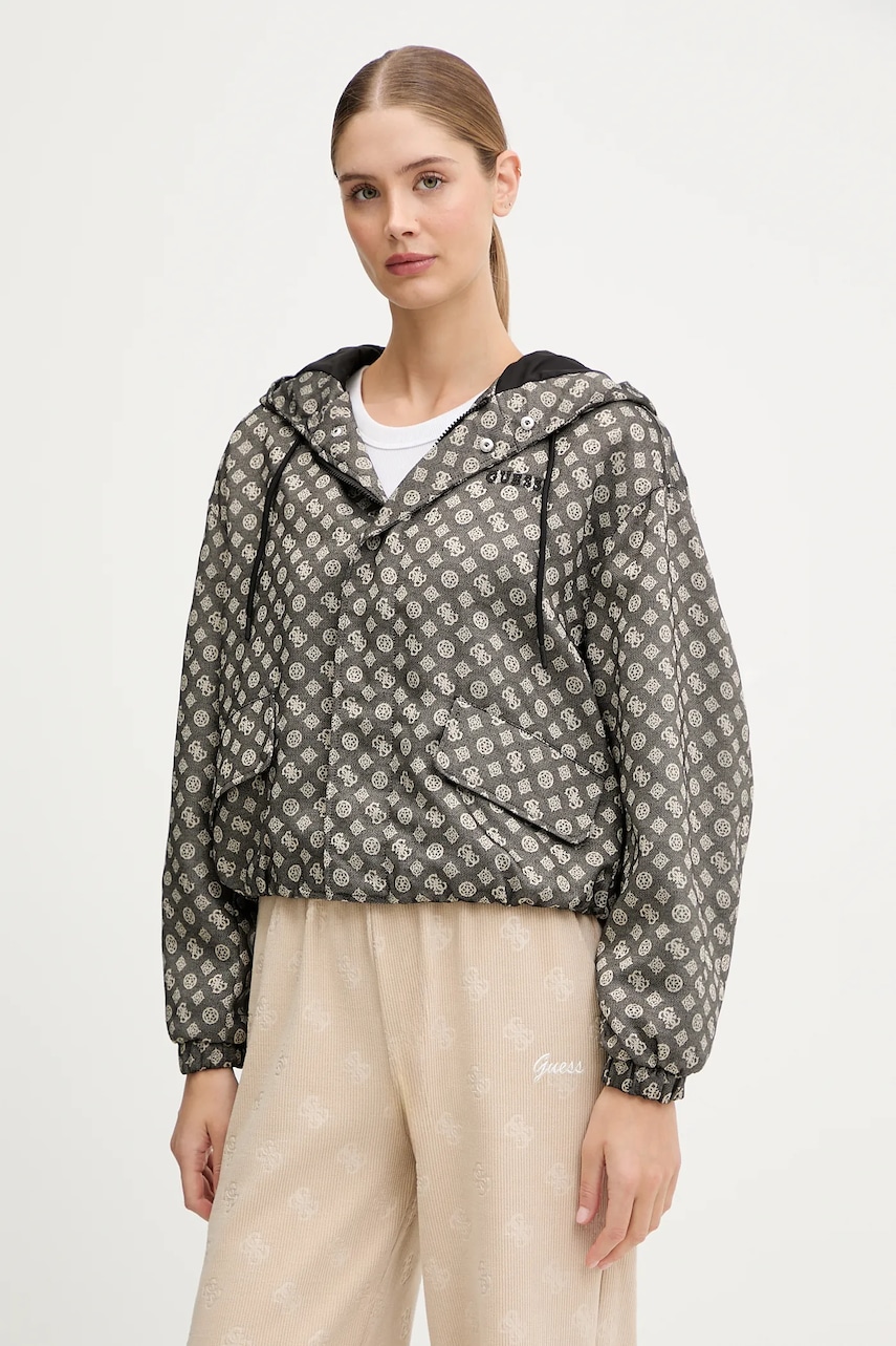 

Яке Guess PEONY в сиво преходен модел V5YL02 WH492, Сив