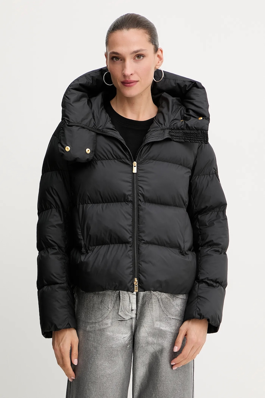 Levně Bunda Pinko černá barva, zimní, oversize, 101602 A2P6