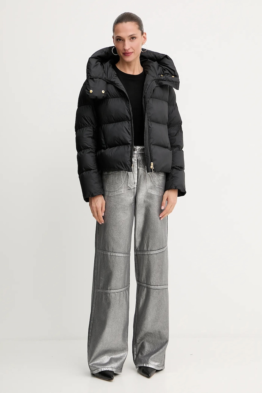 Куртка Pinko цвет чёрный зимняя oversize 101602 A2P6 Куртка Pinko цвет чёрный зимняя oversize 101602 A2P6
