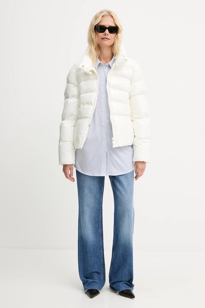 Куртка Pinko цвет бежевый зимняя 101598 A2P7