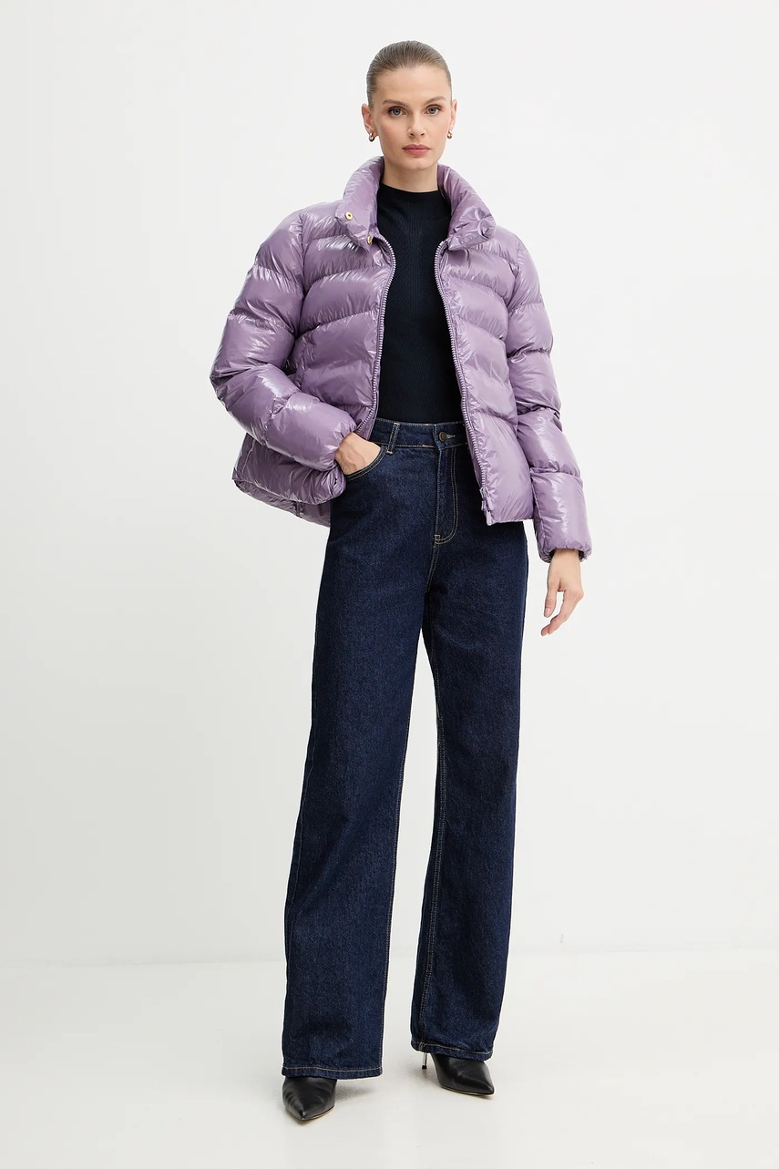Куртка Pinko цвет фиолетовый зимняя 101598 A2P7