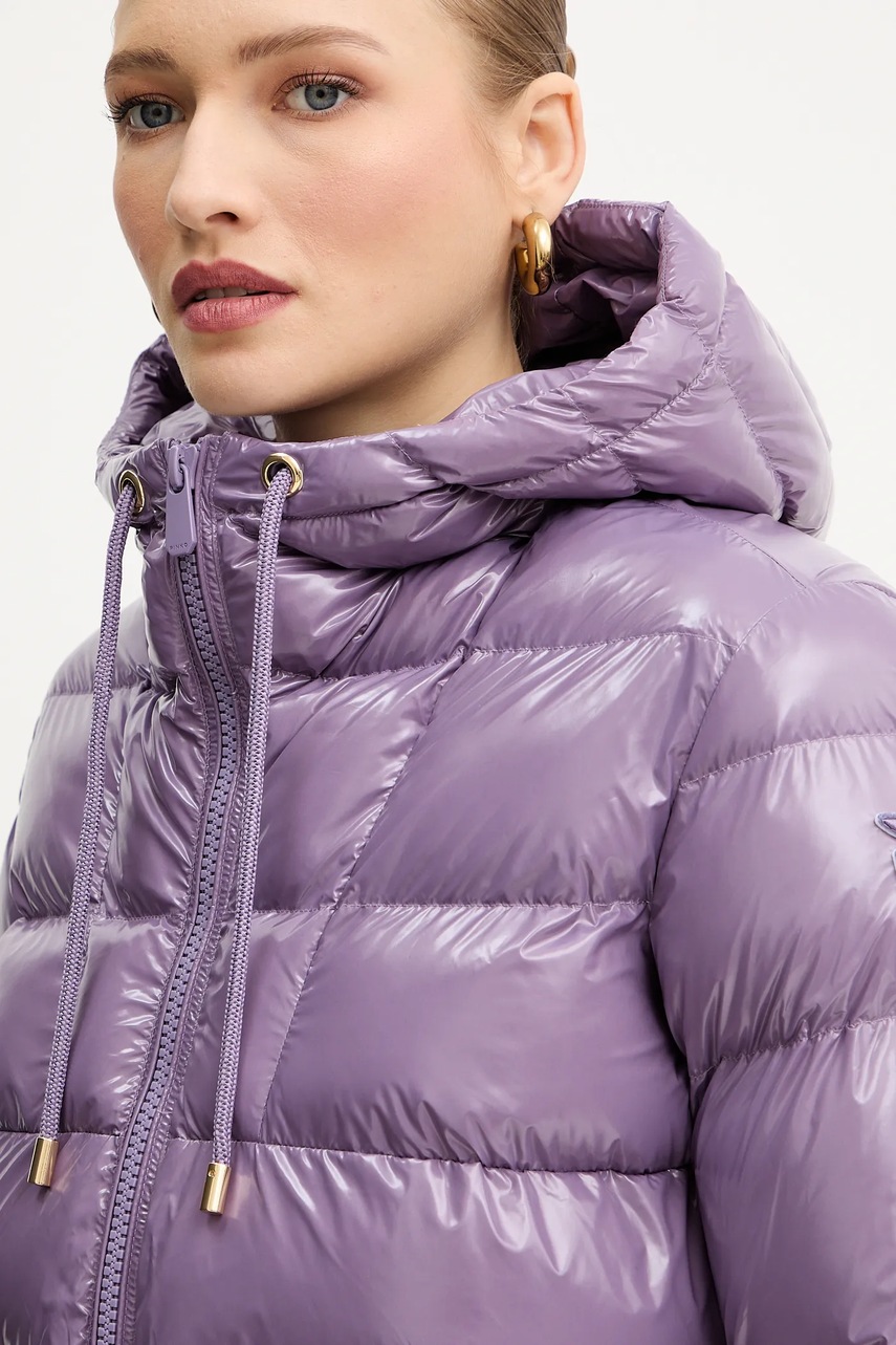 Μπουφάν Pinko χρώμα: μοβ, 101597 A2P7 φωτογραφία