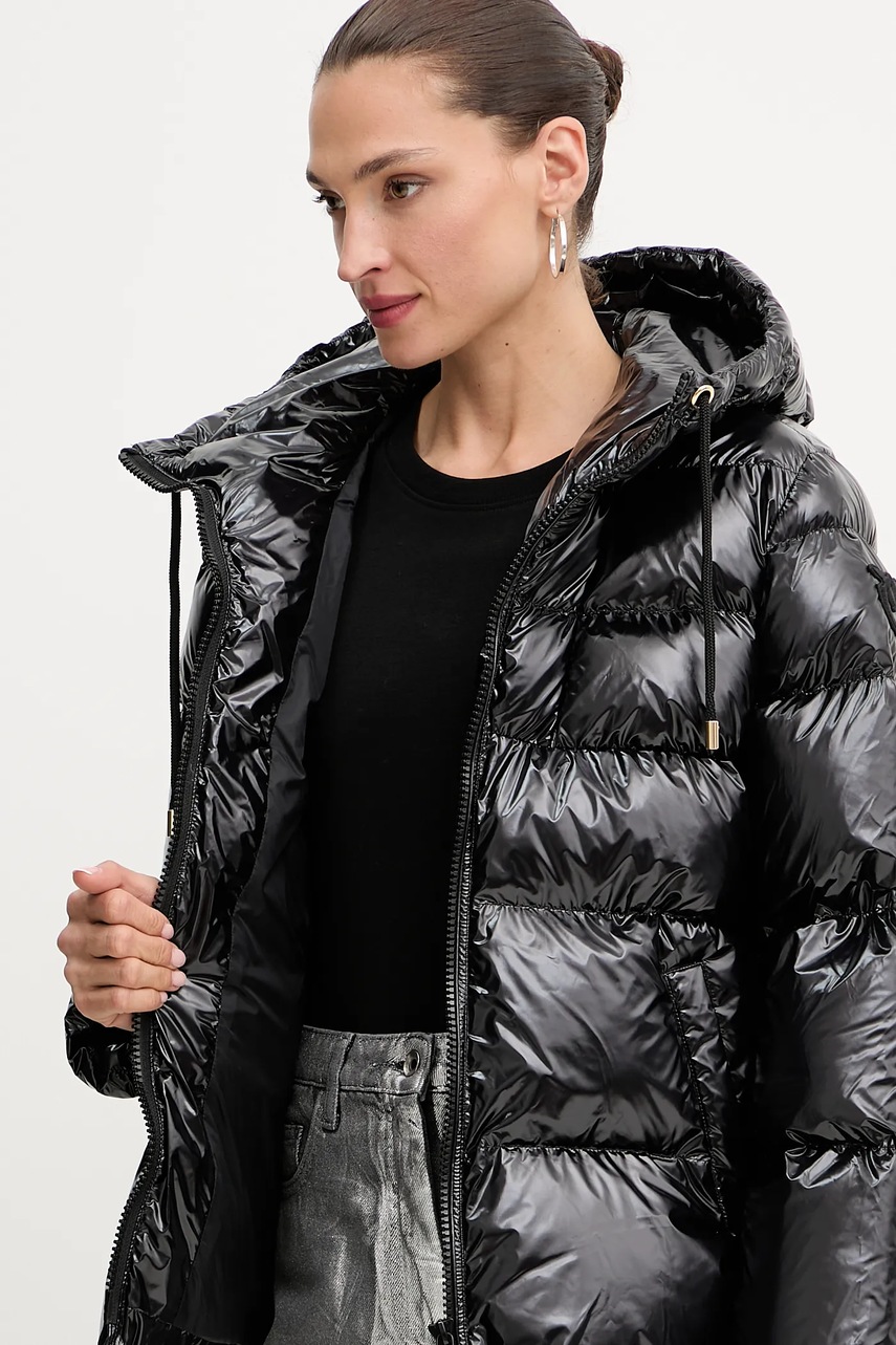 Μπουφάν Pinko χρώμα: μαύρο, 101597 A2P7 φωτογραφία