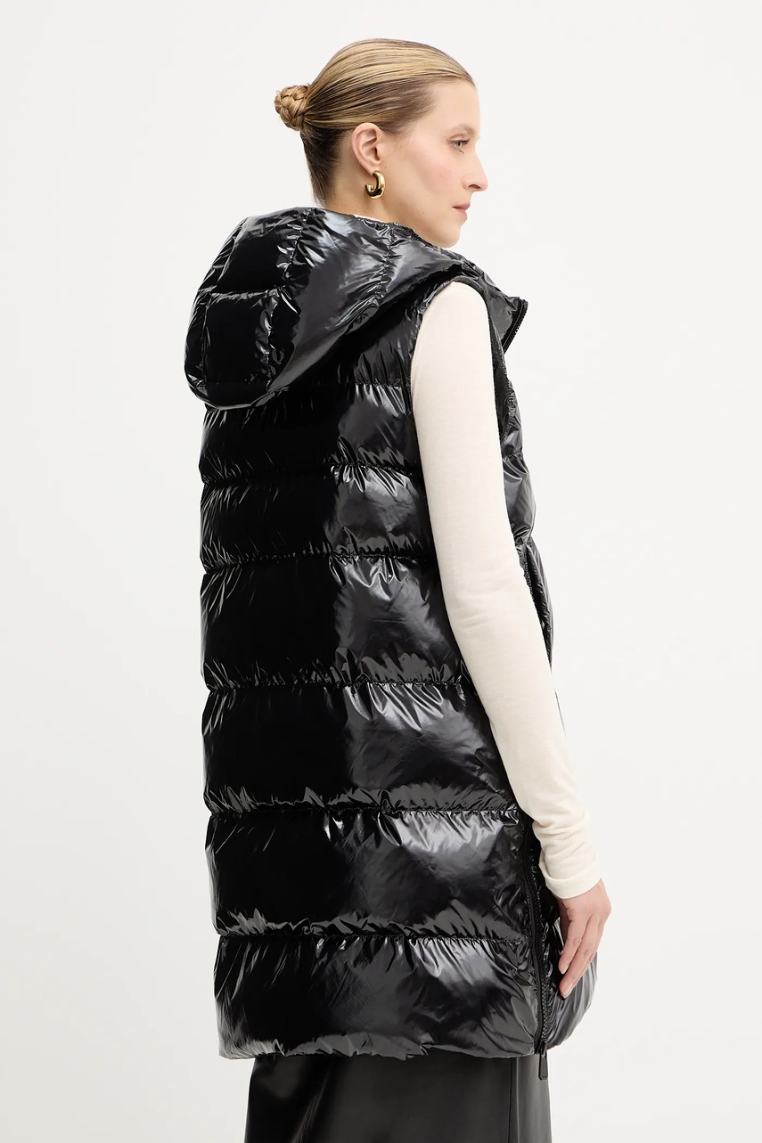 Αμάνικο μπουφάν Pinko χρώμα: μαύρο, 103825 A2P7 φωτογραφία