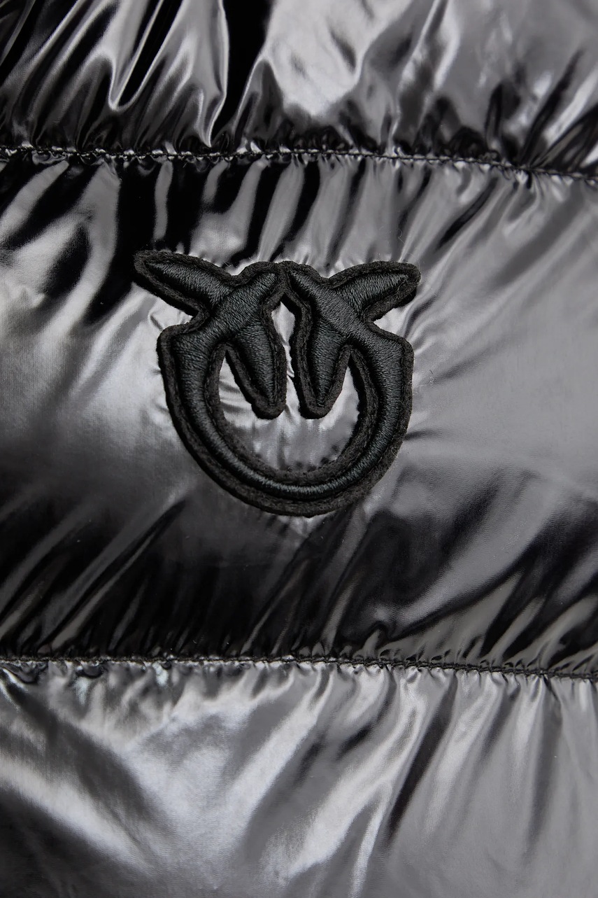 Αμάνικο μπουφάν Pinko χρώμα: μαύρο, 103825 A2P7 φωτογραφία