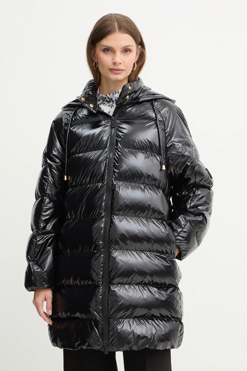 Levně Bunda Pinko černá barva, zimní, 105335 A00N