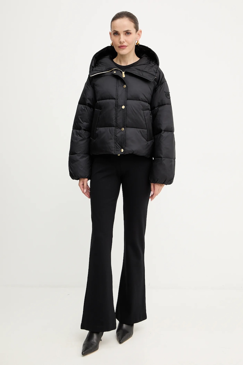 Куртка Pinko цвет чёрный зимняя oversize 105656 A2TF Куртка Pinko цвет чёрный зимняя oversize 105656 A2TF