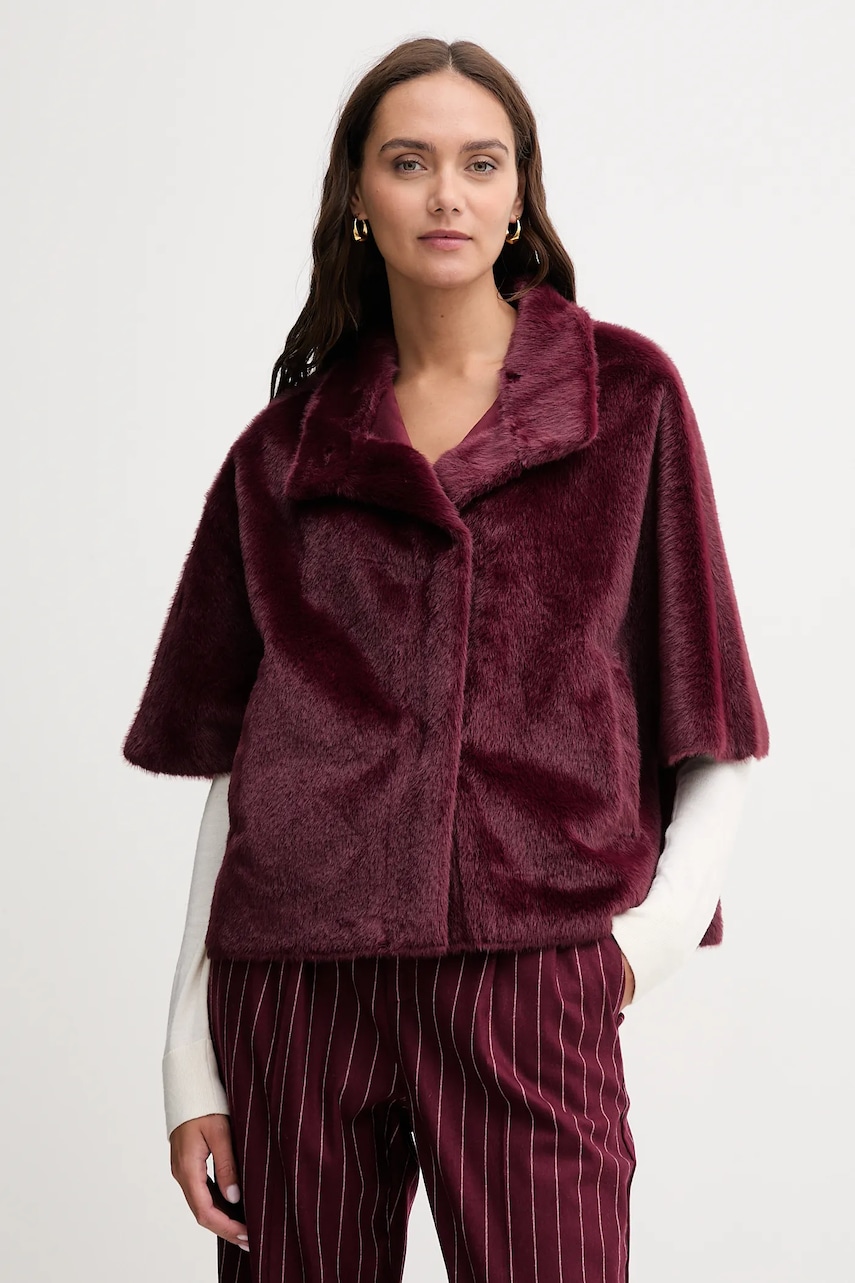 Joseph Ribkoff palton culoarea bordo, 253924 Joseph Ribkoff palton culoarea bordo, 253924