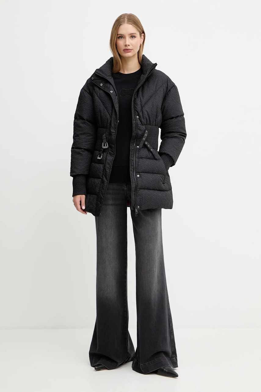 Пуховая куртка Versace Jeans Couture цвет чёрный зимняя 79HAUD15 CQ15D