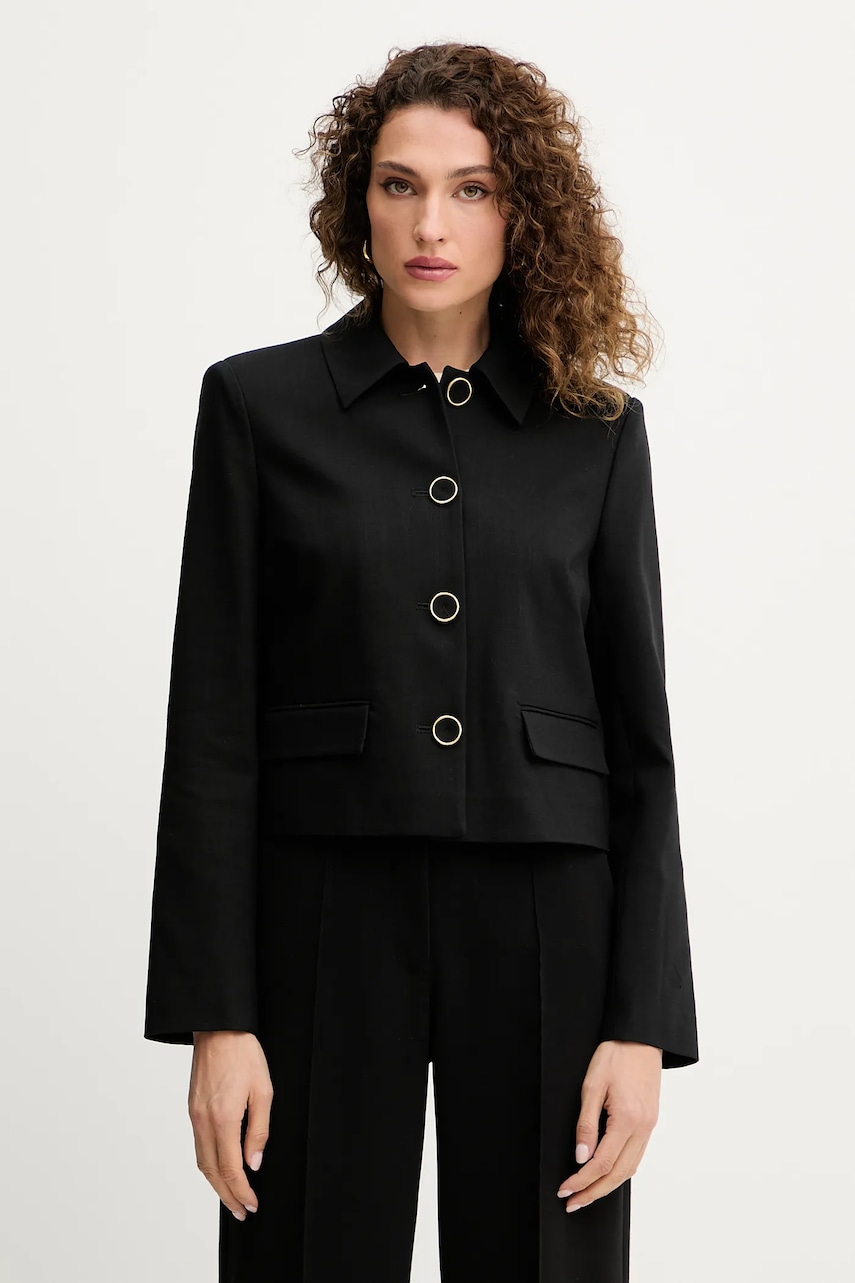 Bunda Marciano by Guess CHRISTINA černá barva, přechodná, 5YGL06 7343A