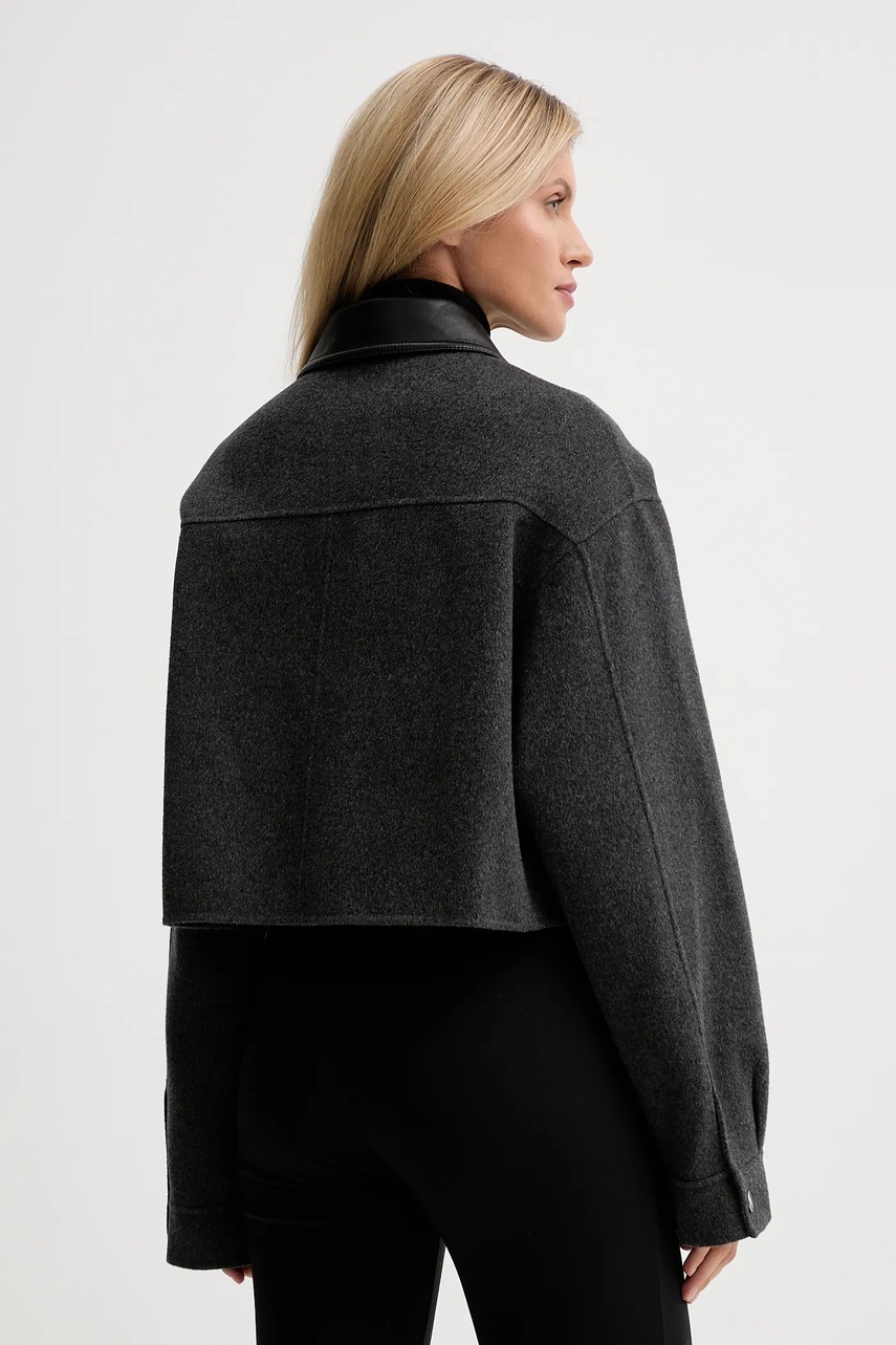 Bunda s příměsí vlny Nanushka (obrázek 3)