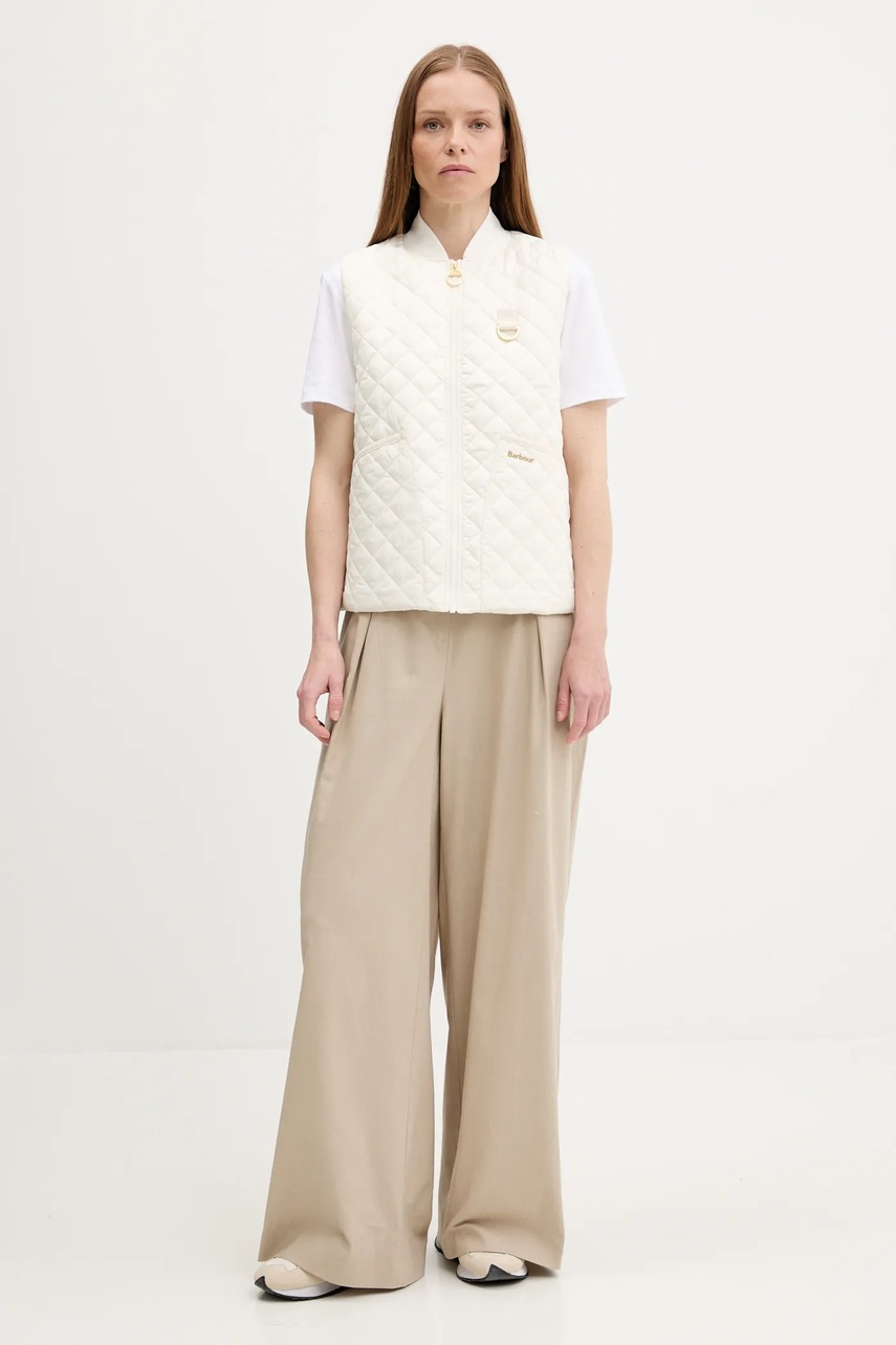 Безрукавка Barbour ROSALIE цвет бежевый демисезонная LGI0200 Безрукавка Barbour ROSALIE цвет бежевый демисезонная LGI0200