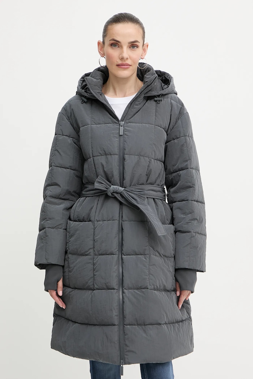Armani Exchange geacă culoarea gri, de iarna, XW000649 AF16207