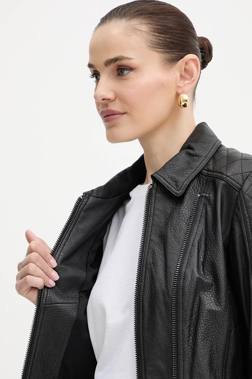 Kožená bunda Armani Exchange (obrázek 7)