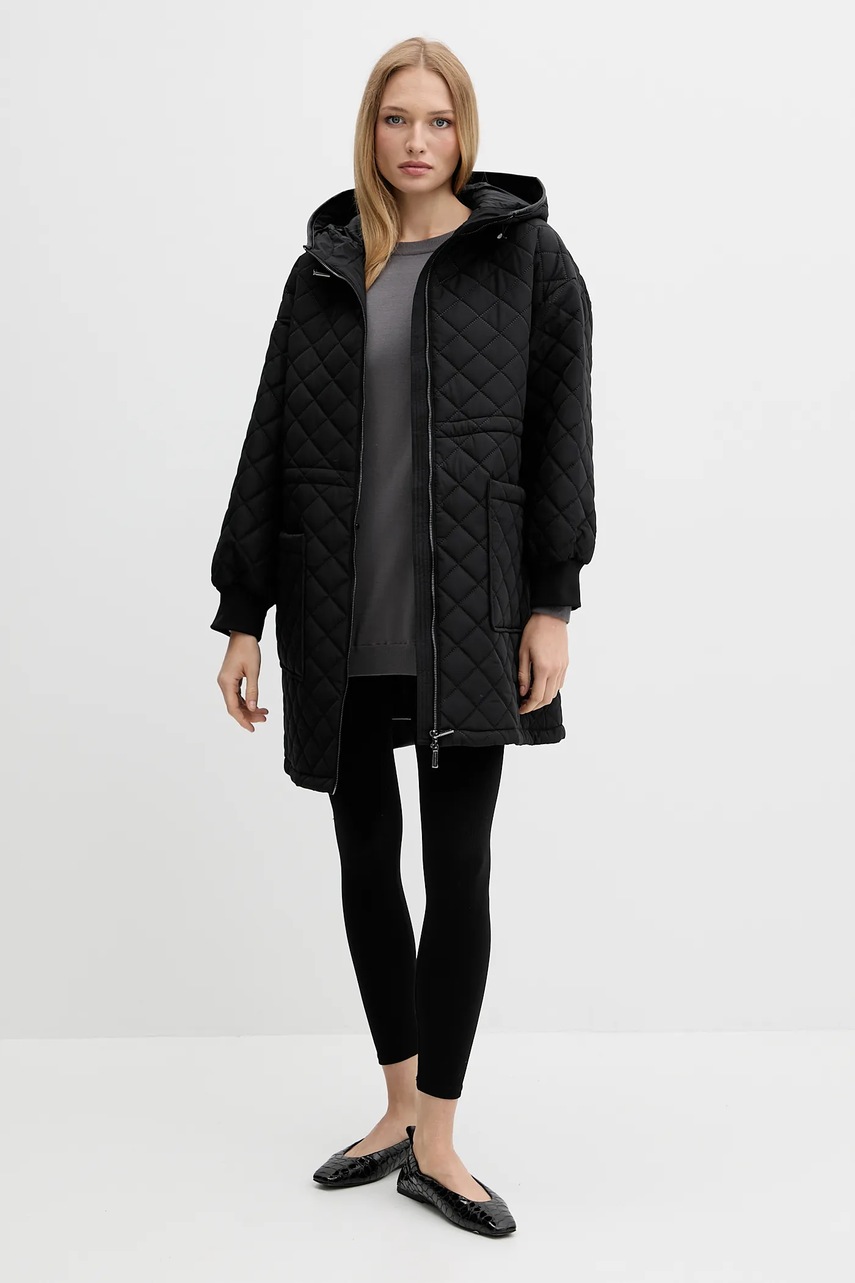 Куртка Armani Exchange цвет чёрный демисезонная oversize XW000682 AF16200