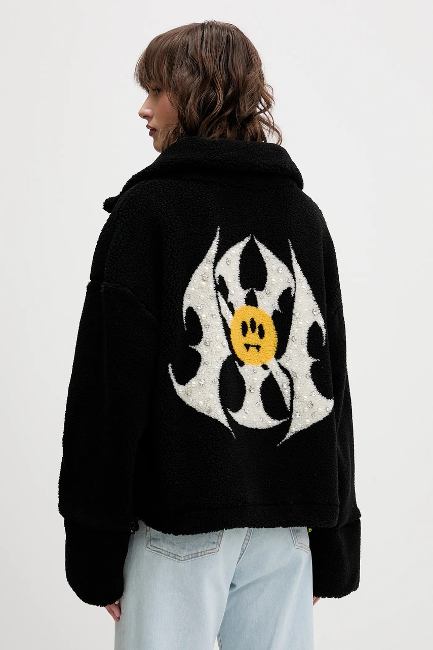 Флисовая кофта Barrow цвет чёрный узор F5BWWOJK102